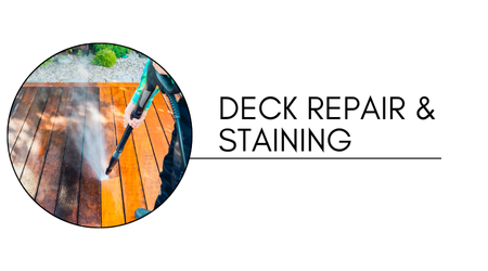 deck repair and stain